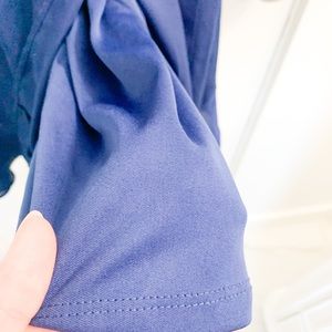 Navy blue GB girls wrap dress